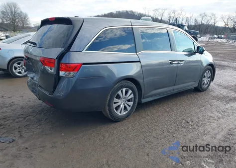 2014 Honda Odyssey Ex-L from USA, damaged, VIN 5FNRL5H63EB026122